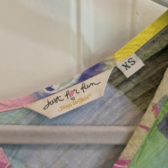 Jams World Just For Fun Colorful Abstract Dress - Picture 2 of 6